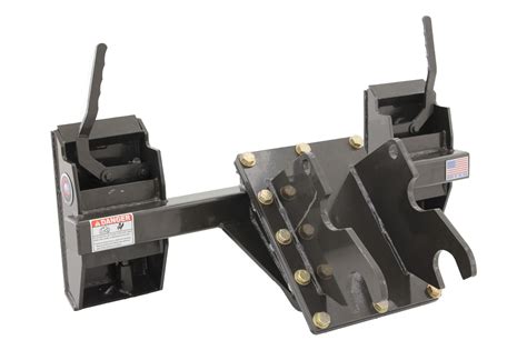 excavator to skid steer adapter|caterpillar skid steer mounting plate.